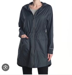 Eddie Bauer Medina Wind Parka Breaker Hooded Zip Up Jacket Size Small